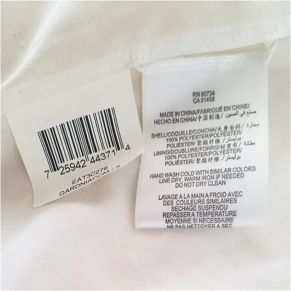 BCBG Max Azria Womens White Sequins Mini Skirt Snowflake NWT - Picture 10 of 13